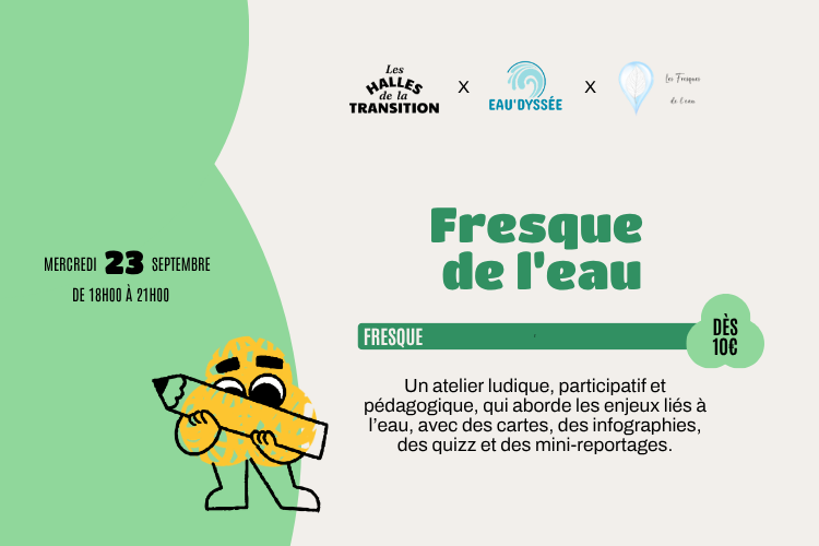 💧 Fresque de l’eau — L’or bleu n’est pas inépuisable