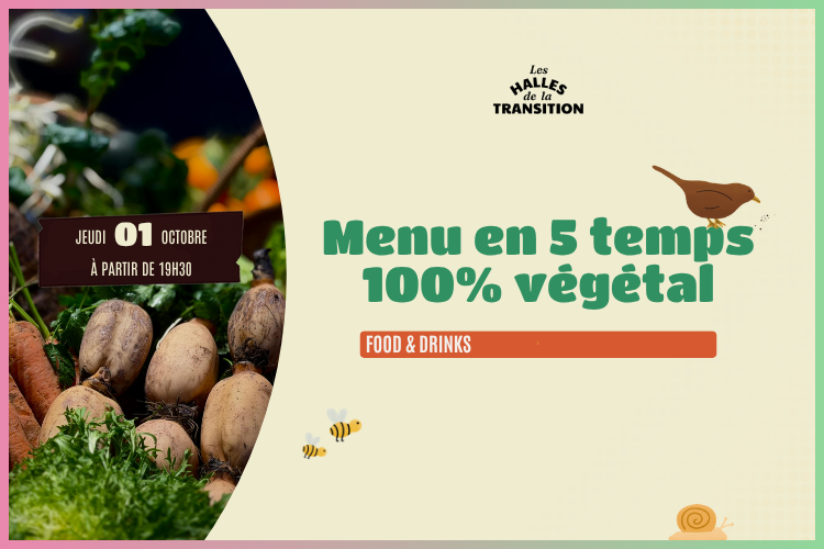 🍽️ Menu en 5 temps — 100% végétal