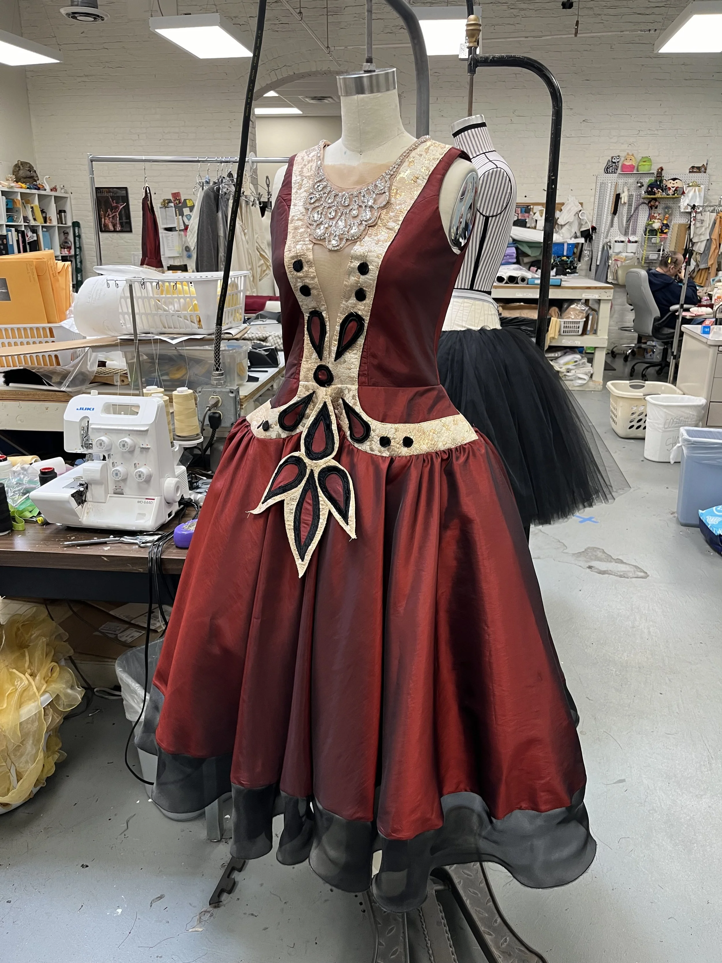 Progress Photo
Costume made while under contract with BalletMet Columbus