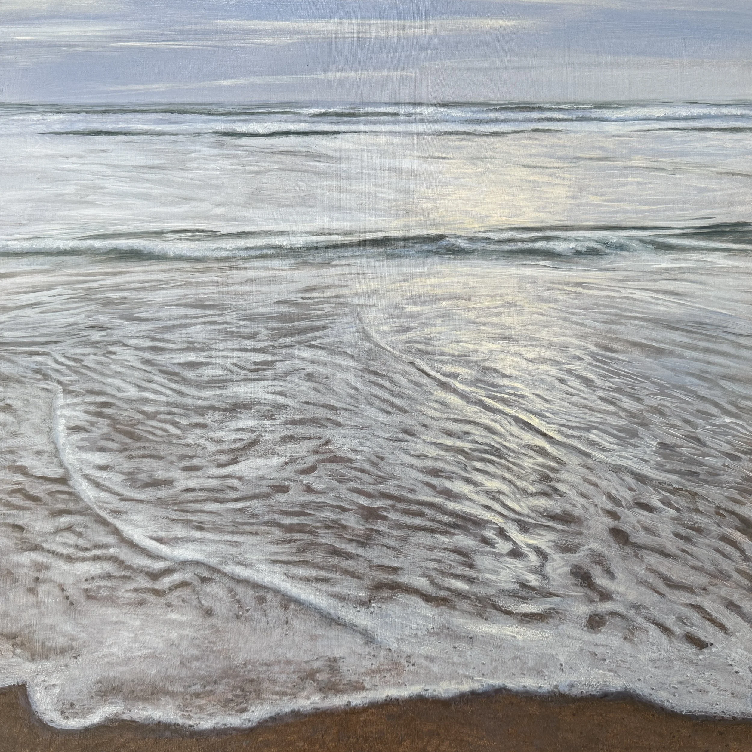 Morning After the Storm, oil on panel, 18"x18"