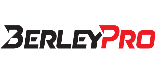 BerleyPro logo with black and red text on a black background.