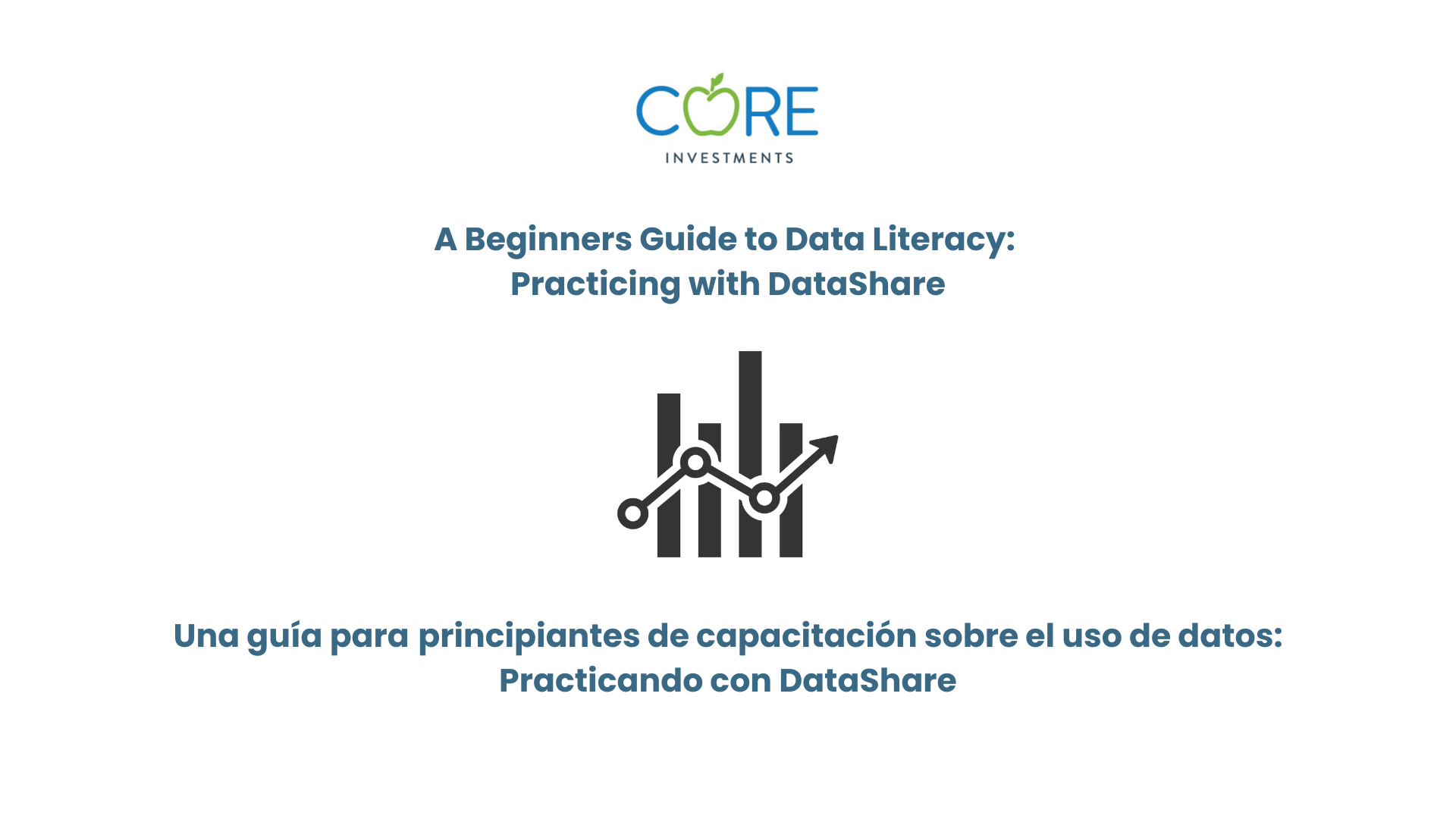 Una guía para principiantes de capacitación sobre el uso de datos: Practicando con DataShare 