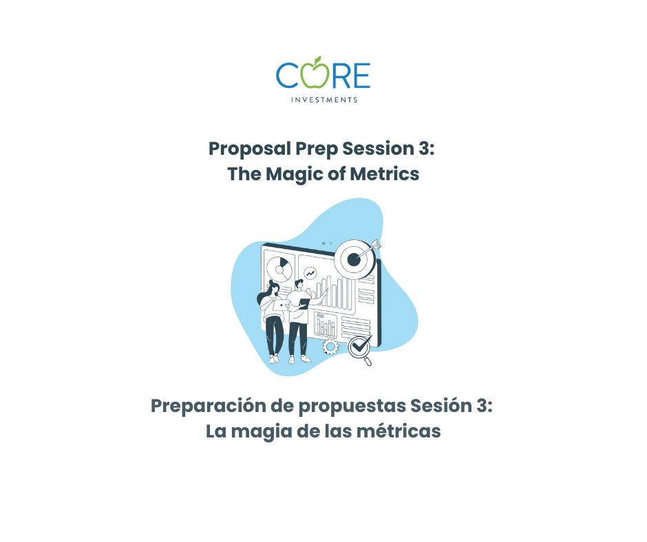 Sesión 3 de preparación de propuestas: La magia de las métricas