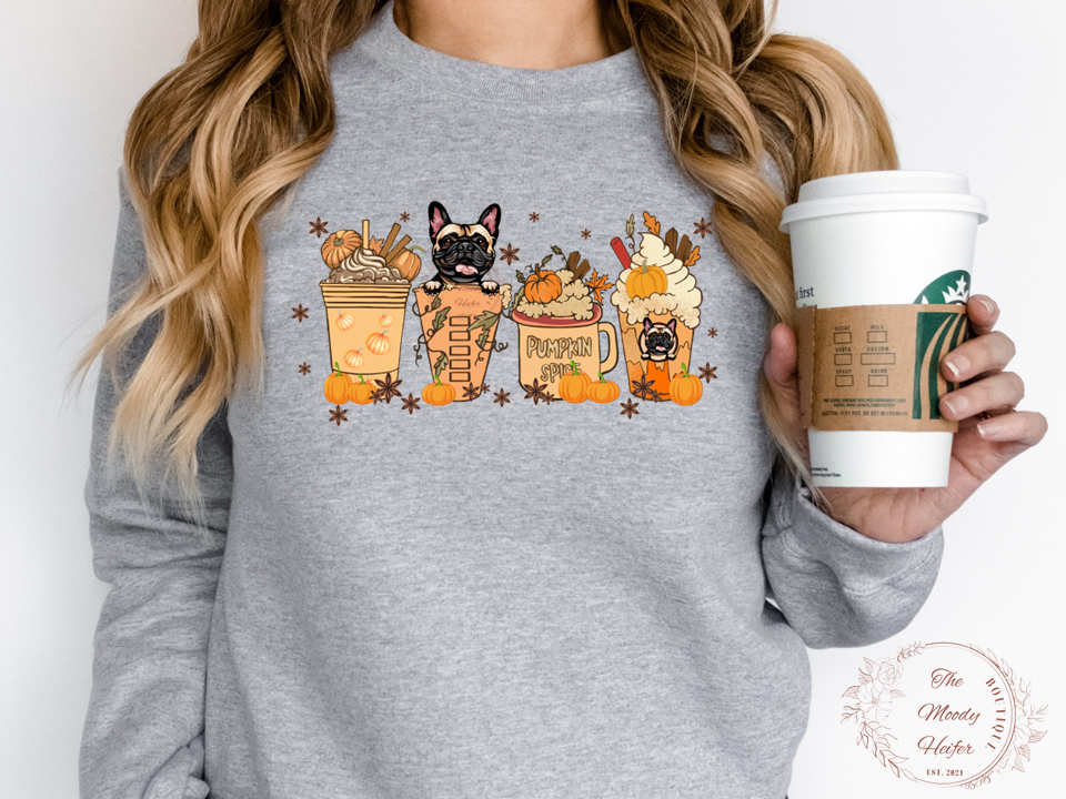 Frenchie Spice Ash Crewneck