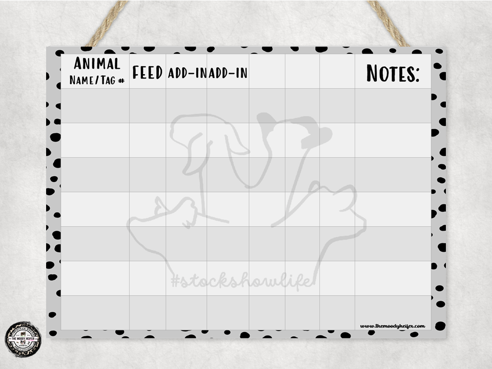 Feed Storage Signage Stall Signs — Shop — The Moody Heifer Boutique