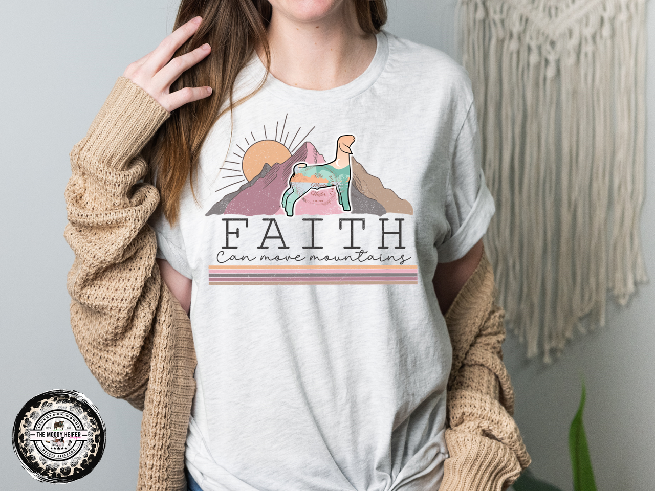 FAITH Livestock Ash Shirt — The Moody Heifer Boutique