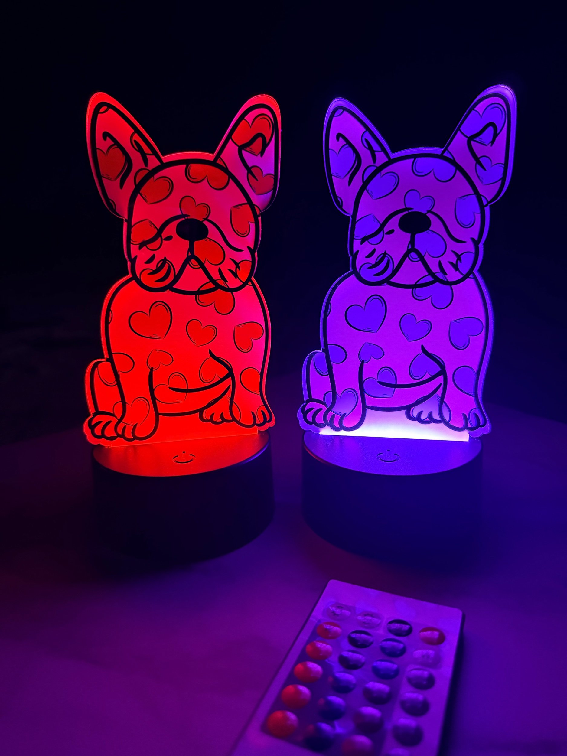 MHB Frenchie Hearts GlowPals