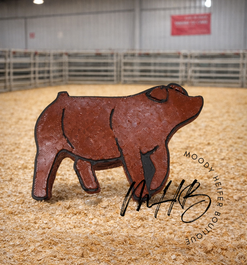 Down Ear Show Pig Freshie