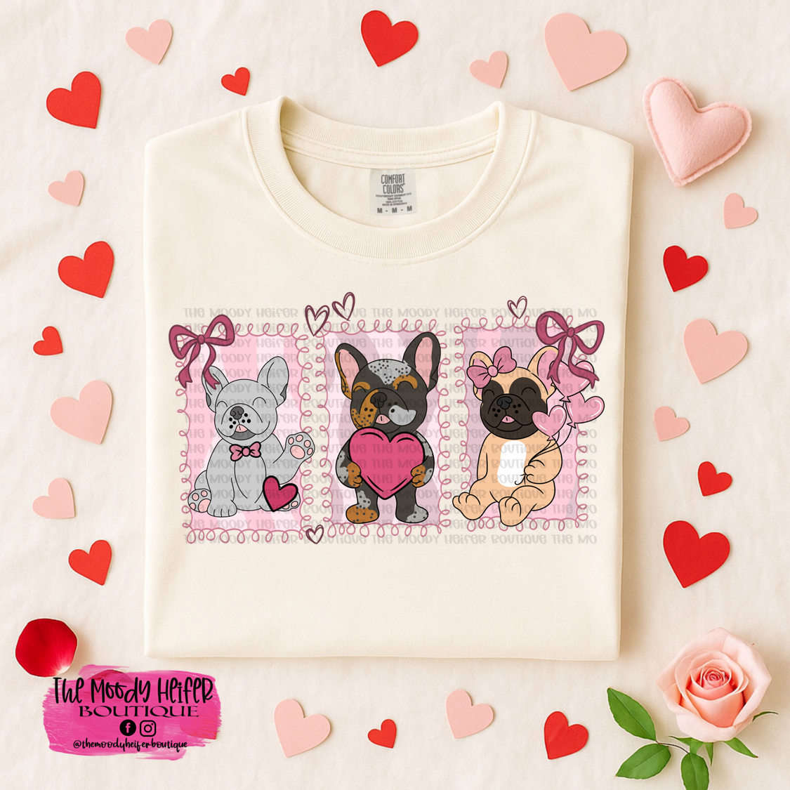 Framed in Love Frenchie Comfort Colors Shirt