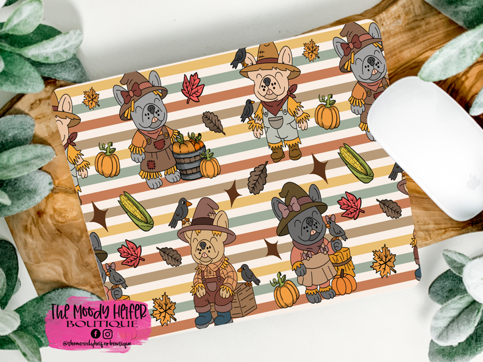 Fall Frenchie Mousepads
