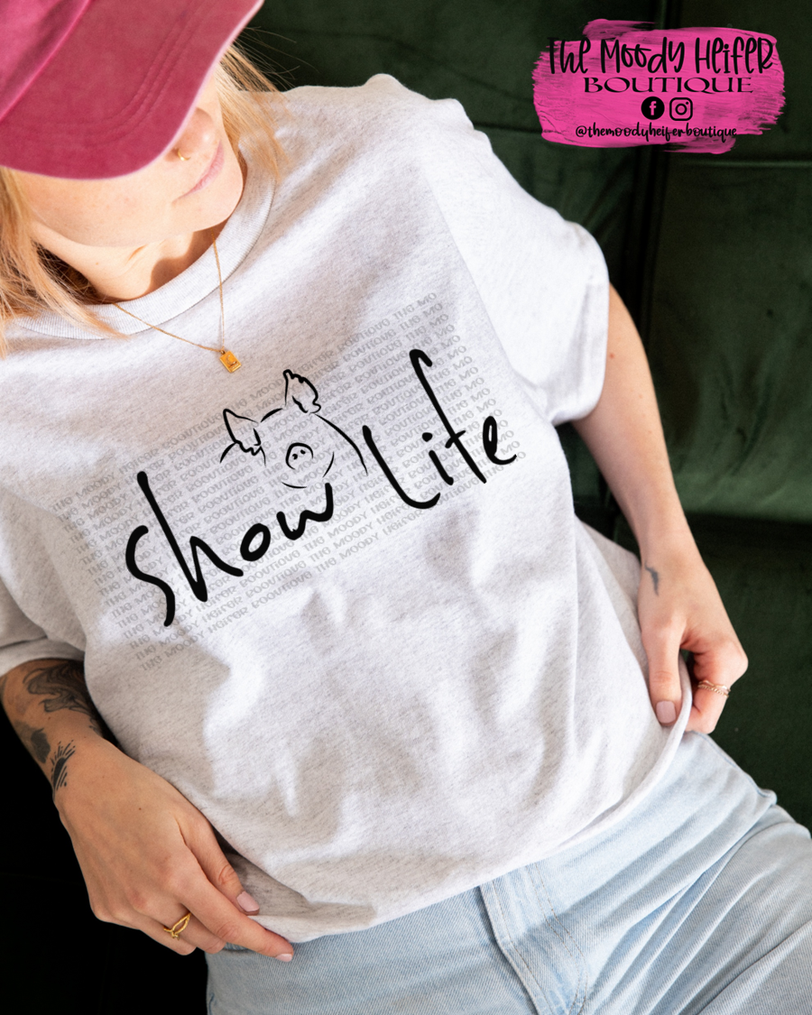 Show Life Livestock Ash Shirt