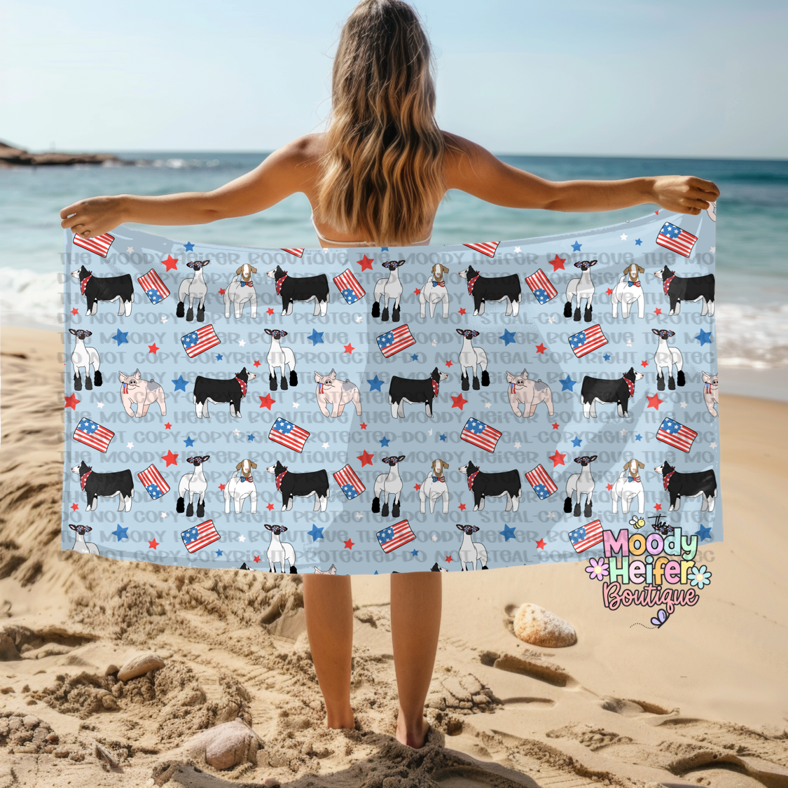 patriotic parade livestock beach towel.png