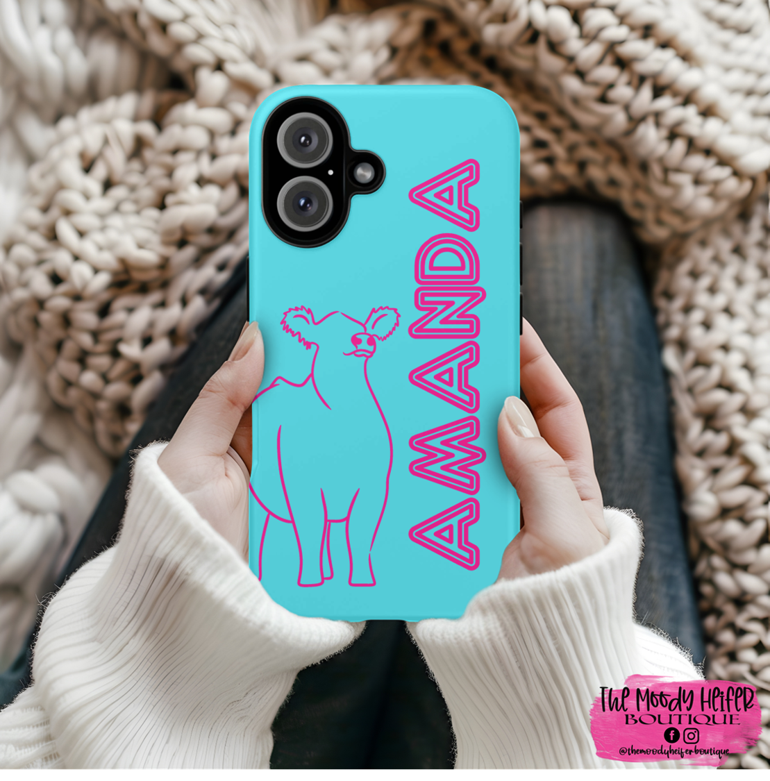 neon cattle personalized phone case.png