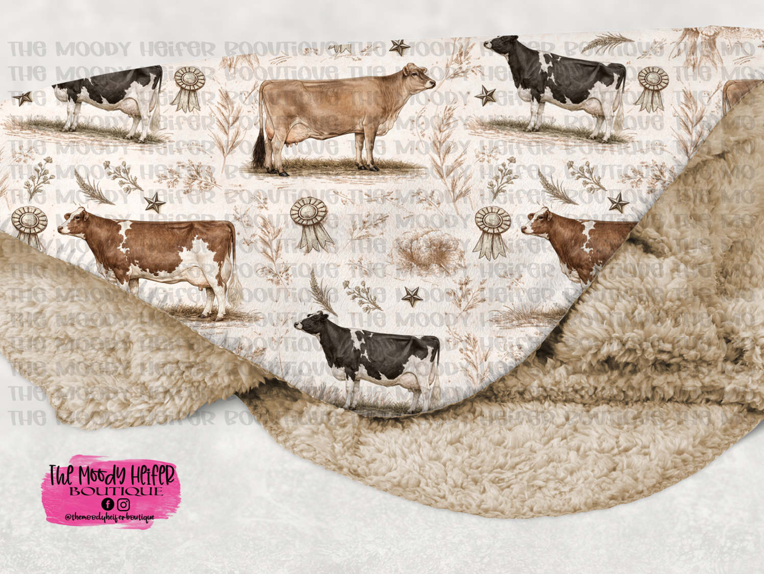 vintage showbarn dairy cow sherpa.png