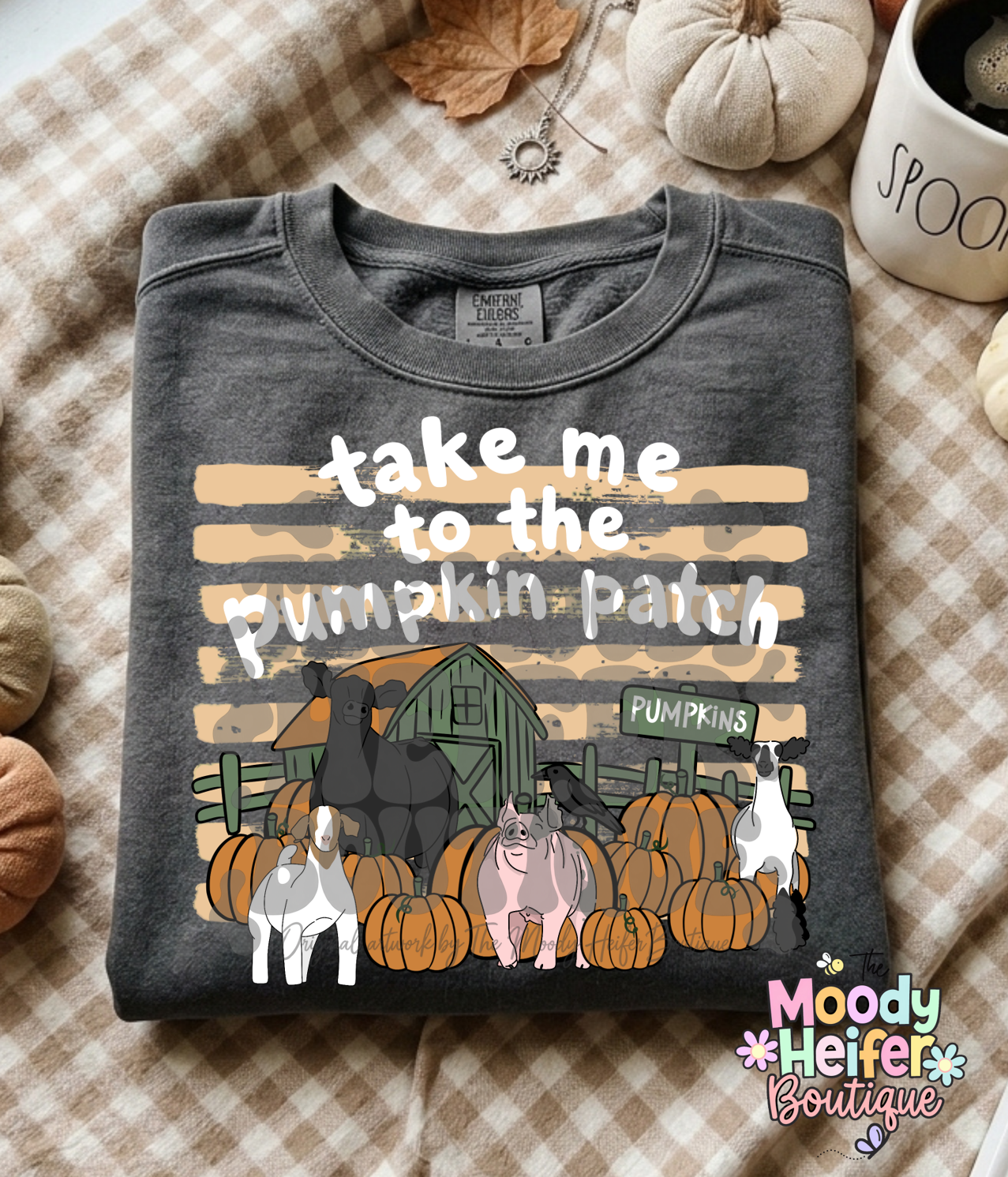 Take me to Pumpkin Patch Livestock Comfort Colors Shirt