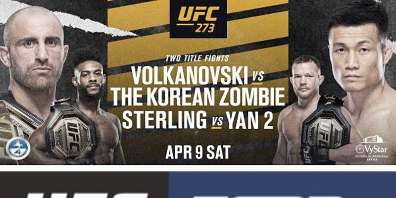 UFC 273: LIVE on Pay-Per-View at Echo Bravo