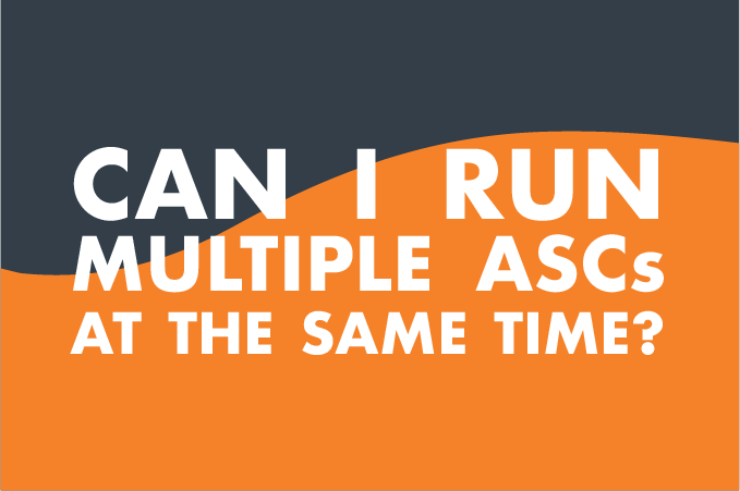 Can I run multiple ASCs at the same time?