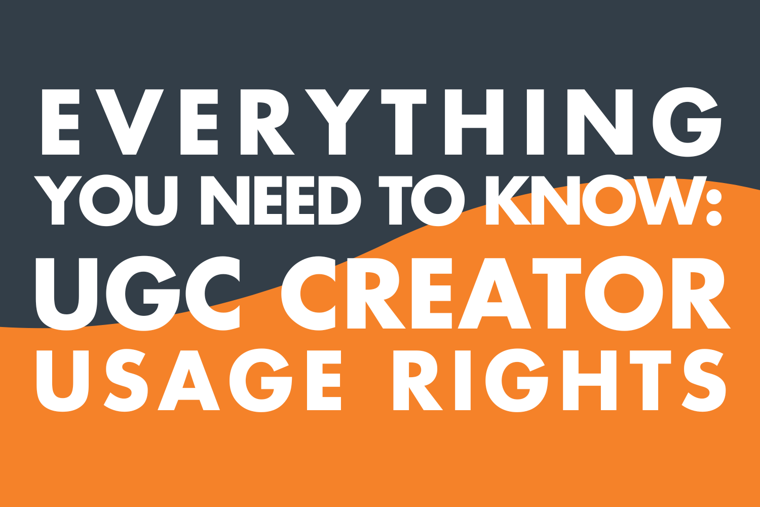 Everything You Need to Know About: UGC Usage rights
