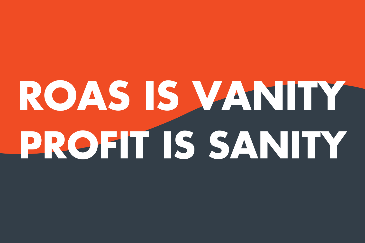 ROAS Is Vanity, Profit Is Sanity: Why Paid Media Must Align With the Bottom Line