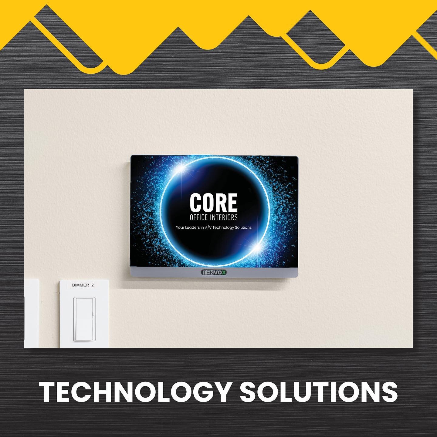 CORE Office Interiors is more than great furniture! We have an amazing team and process but also provide full turn-key solutions for any interiors project. We are proud to showcase one such project lead by our A/V Integration team, John Trump, and ou