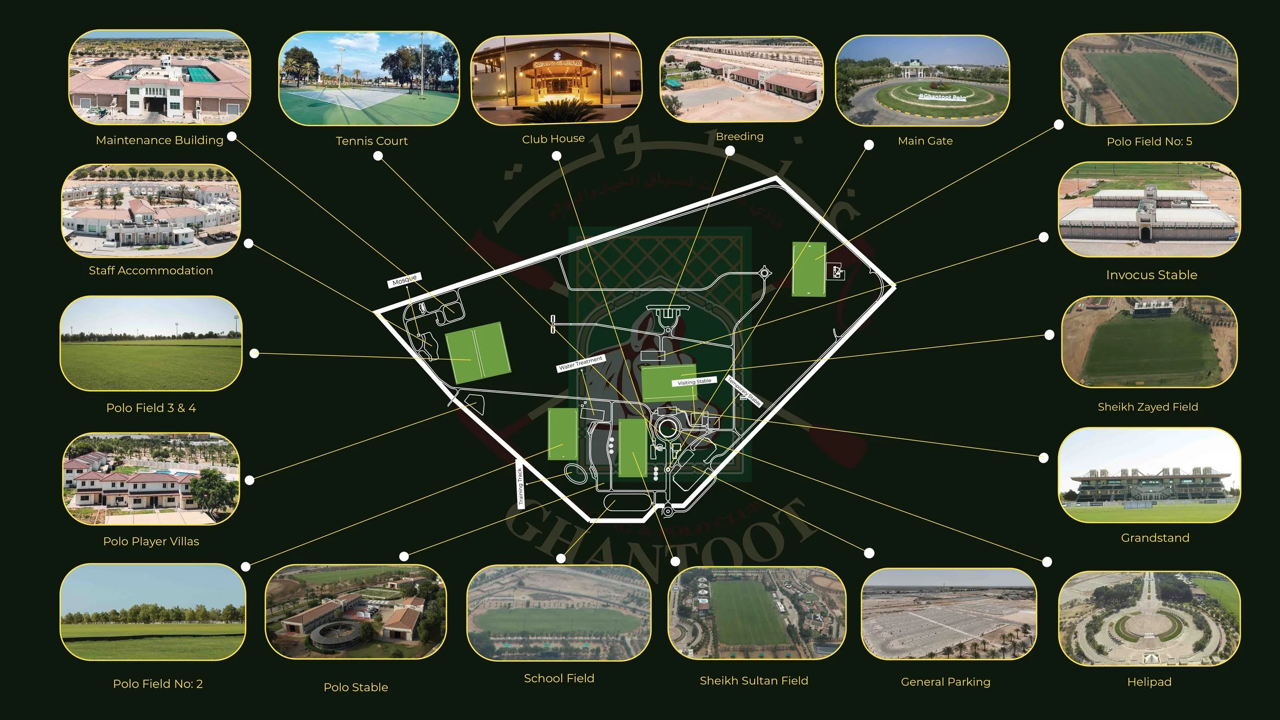Map of ghantoot in dubai UAE