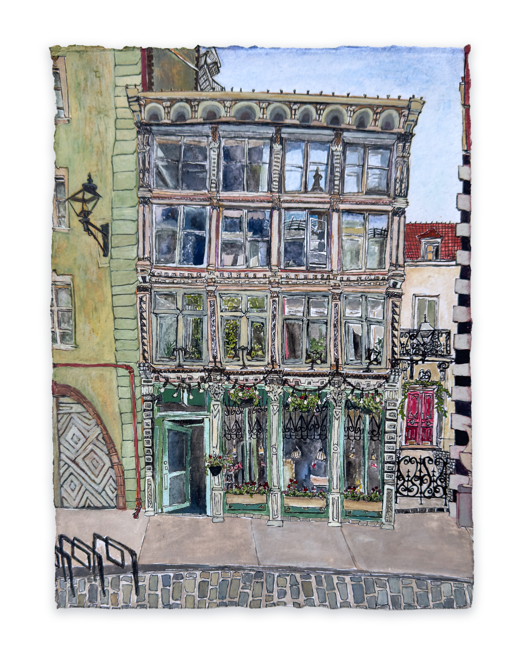 Le Petit
12" x 9.5", pen and gouache on paper
Private Collection