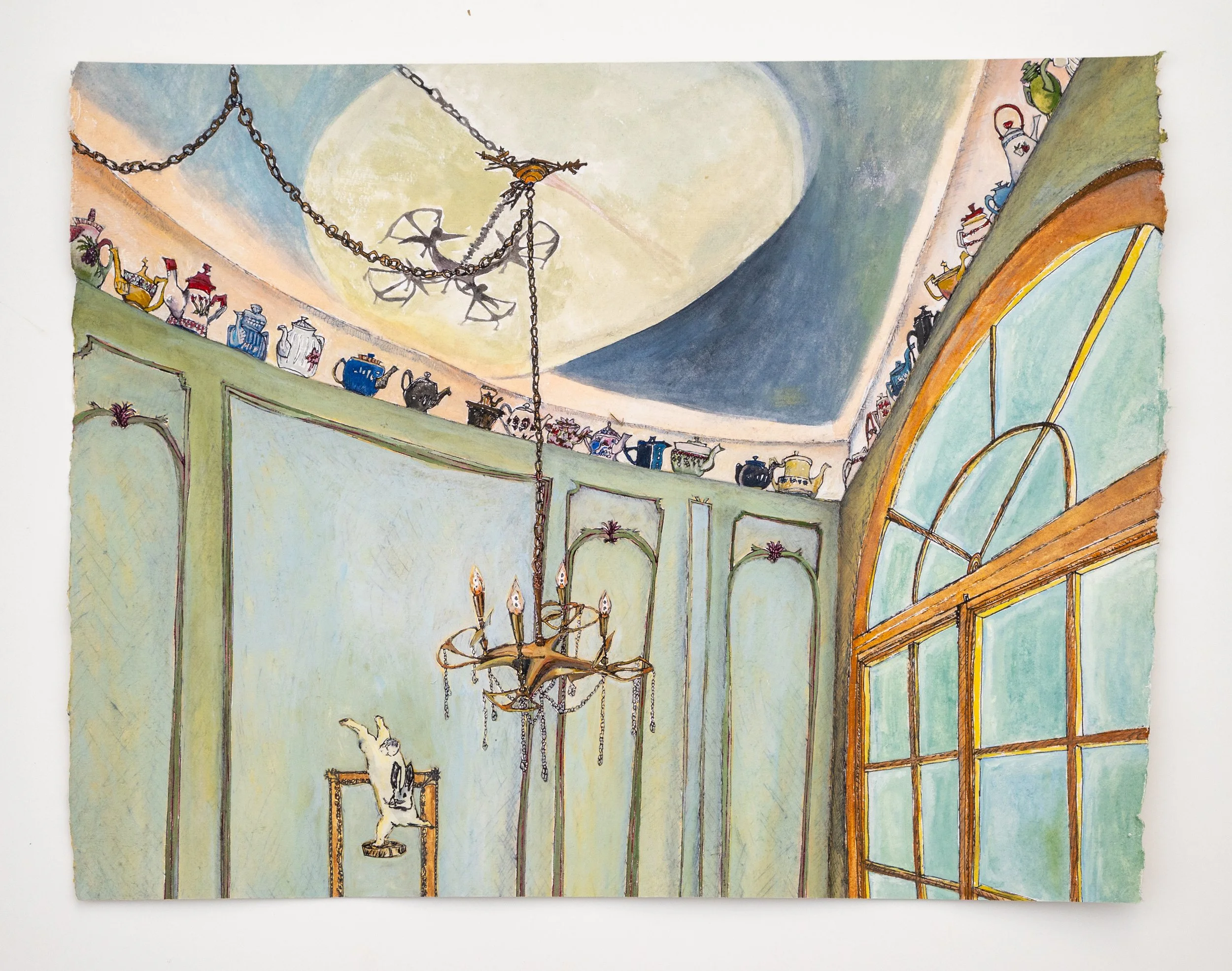 Looking Glass
17.5" x 23", mixed media on paper
Private Collection
