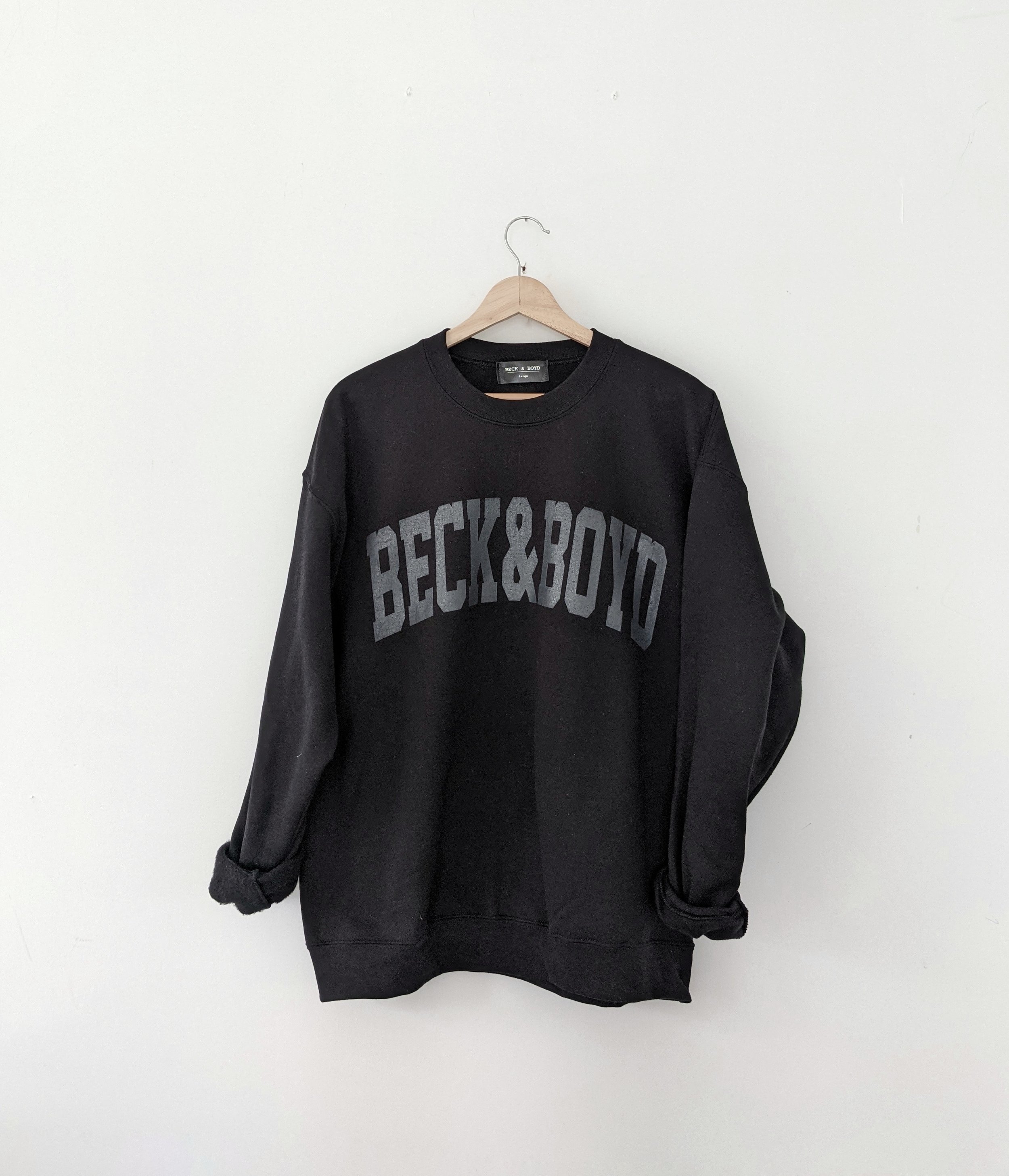 Beck and Boyd black sweatshirt.jpeg