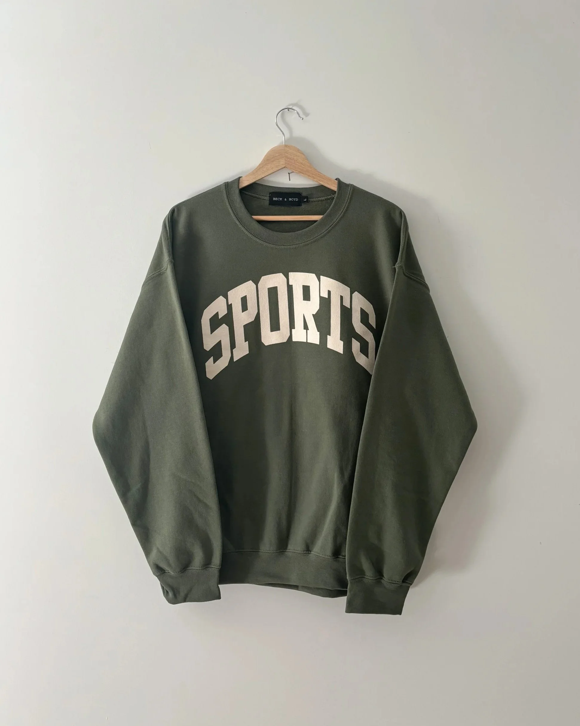 Green Sports Sweatshirt