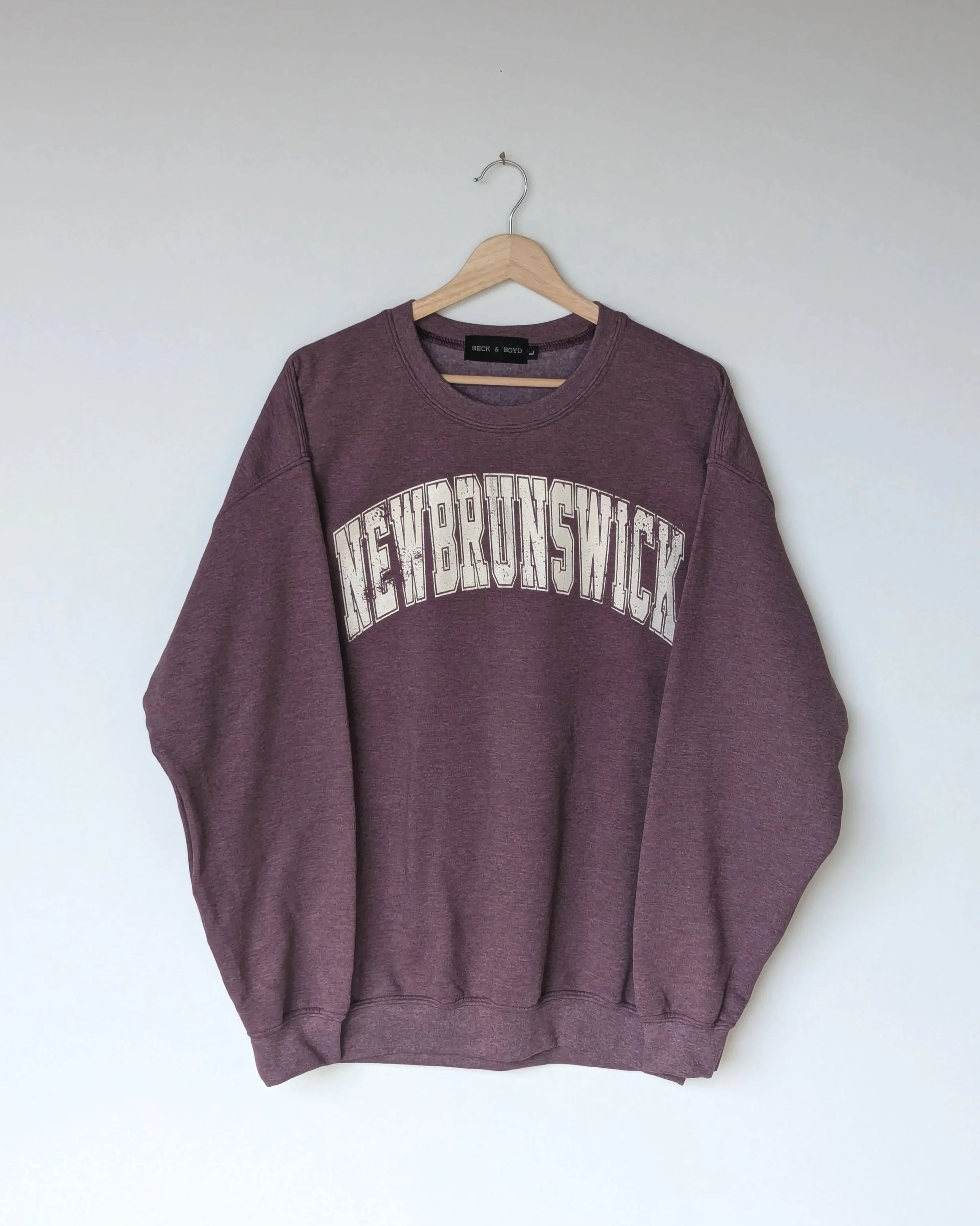 Heathered Vintage Cream on Mauve