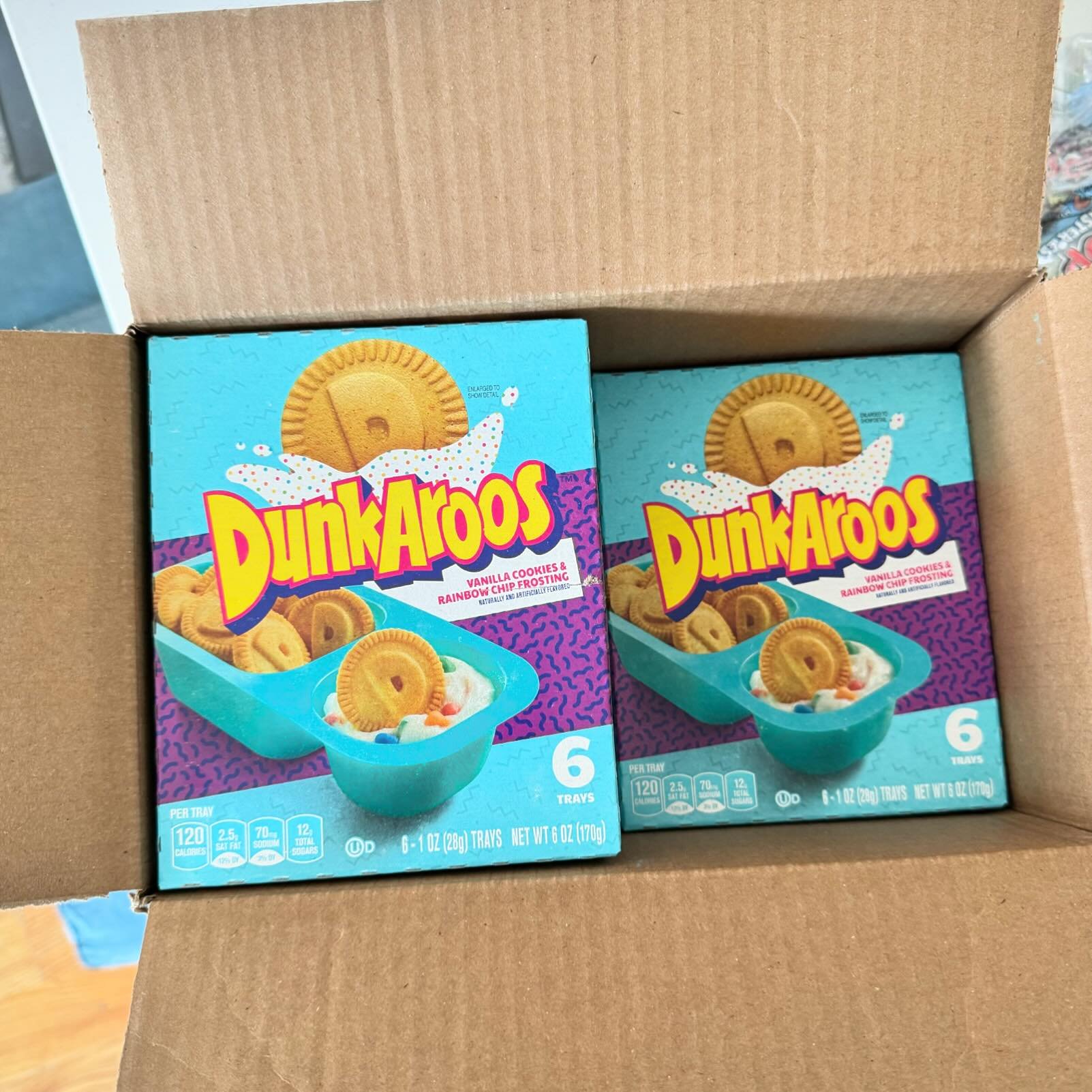 I&rsquo;ve got 90 packs of @dunkaroos to launch off the stage at 90s Fest this Friday at @rub_ulad. Want em? Grab those tickets at link in bio!