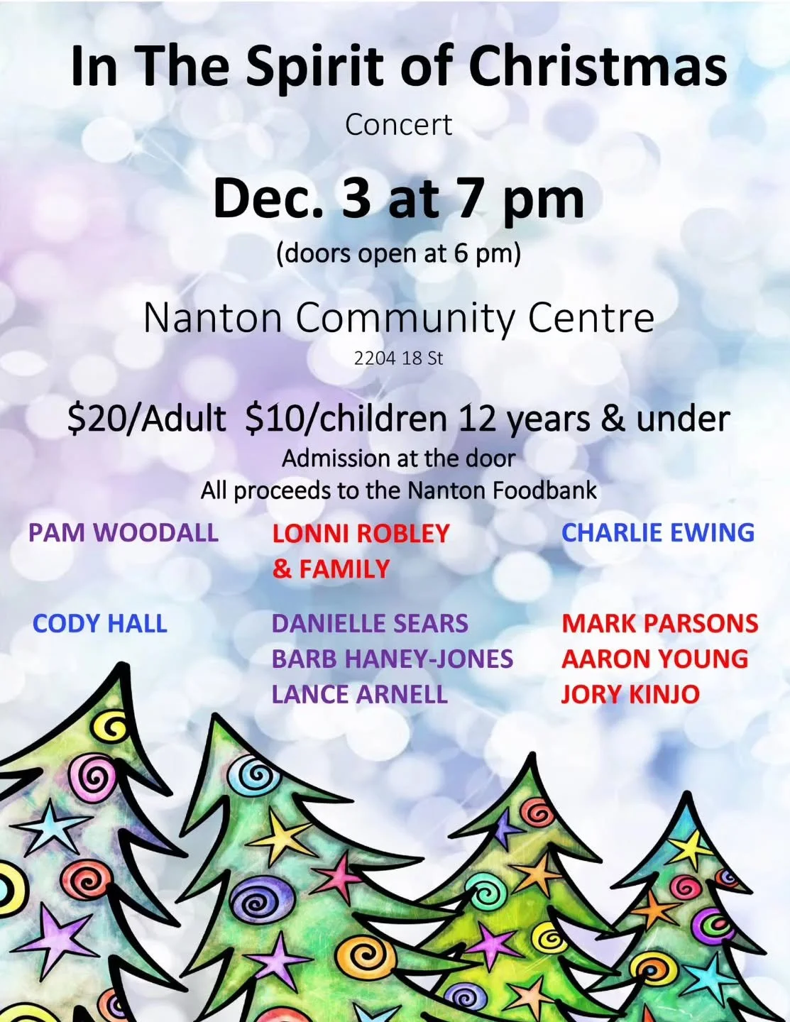 SAVE THE DATE - It's a nice night out! 
#livemusic #localtalent #musicians #christmasconcert 
@explorefoothills @visit_nanton