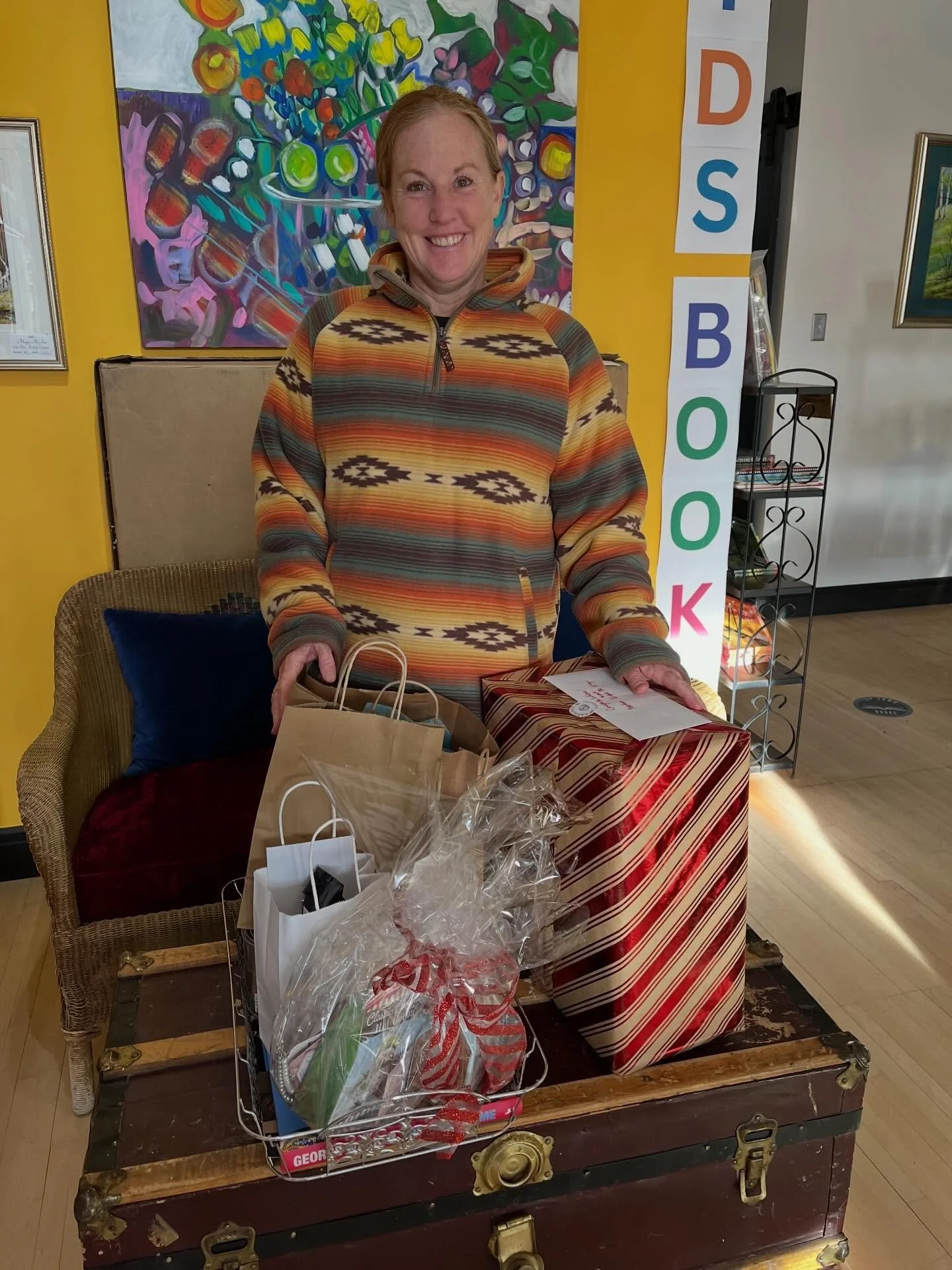 A very happy winner picked up her Nanton passport promotion prize today; congrats again Heidi and to all the participating businesses and customers who supported local. More than $37,000 was spent by customers who had their cards stamped, money that 