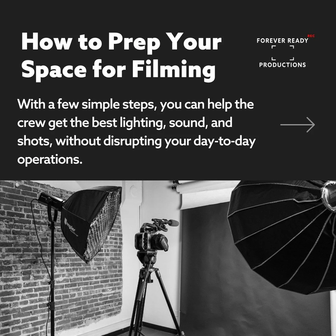 🔹 A few simple steps can make a big difference when a video crew comes to your space.
ㅤ
🔹From clearing distractions to managing noise and power, these tips help your team look and sound their best without slowing down your day.
ㅤ

#videotips #video