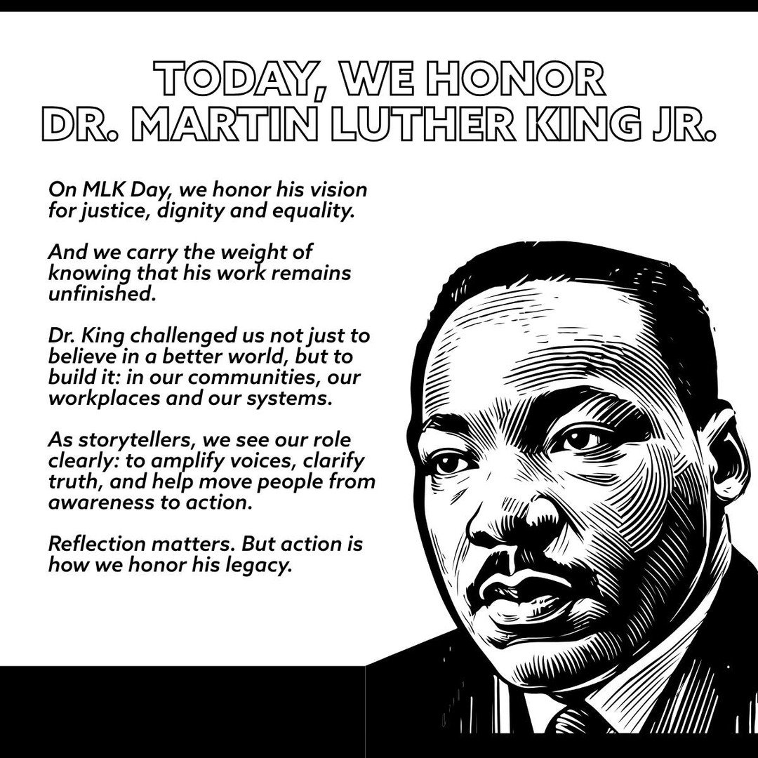 We honor Dr. King&rsquo;s vision for justice, dignity, and equality.
ㅤ
We also acknowledge the work that remains.
ㅤ
Because his legacy calls us not just to believe &mdash; but to build.
Every day.
Together.
