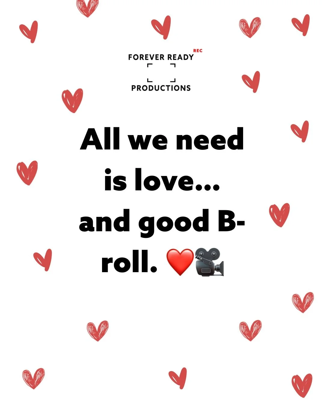 All we need is love&hellip; and good B-roll. 🎥❤️
And a good storytelling partner&hellip;

This Valentine&rsquo;s Day, we&rsquo;re giving a little extra appreciation to the ones who make every shoot smoother, every story stronger, and every edit time