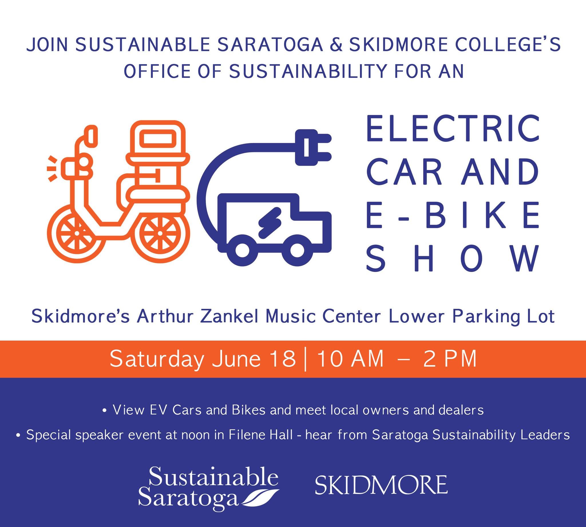 Saratoga Electric Car Vehicle and E-Bike Show
