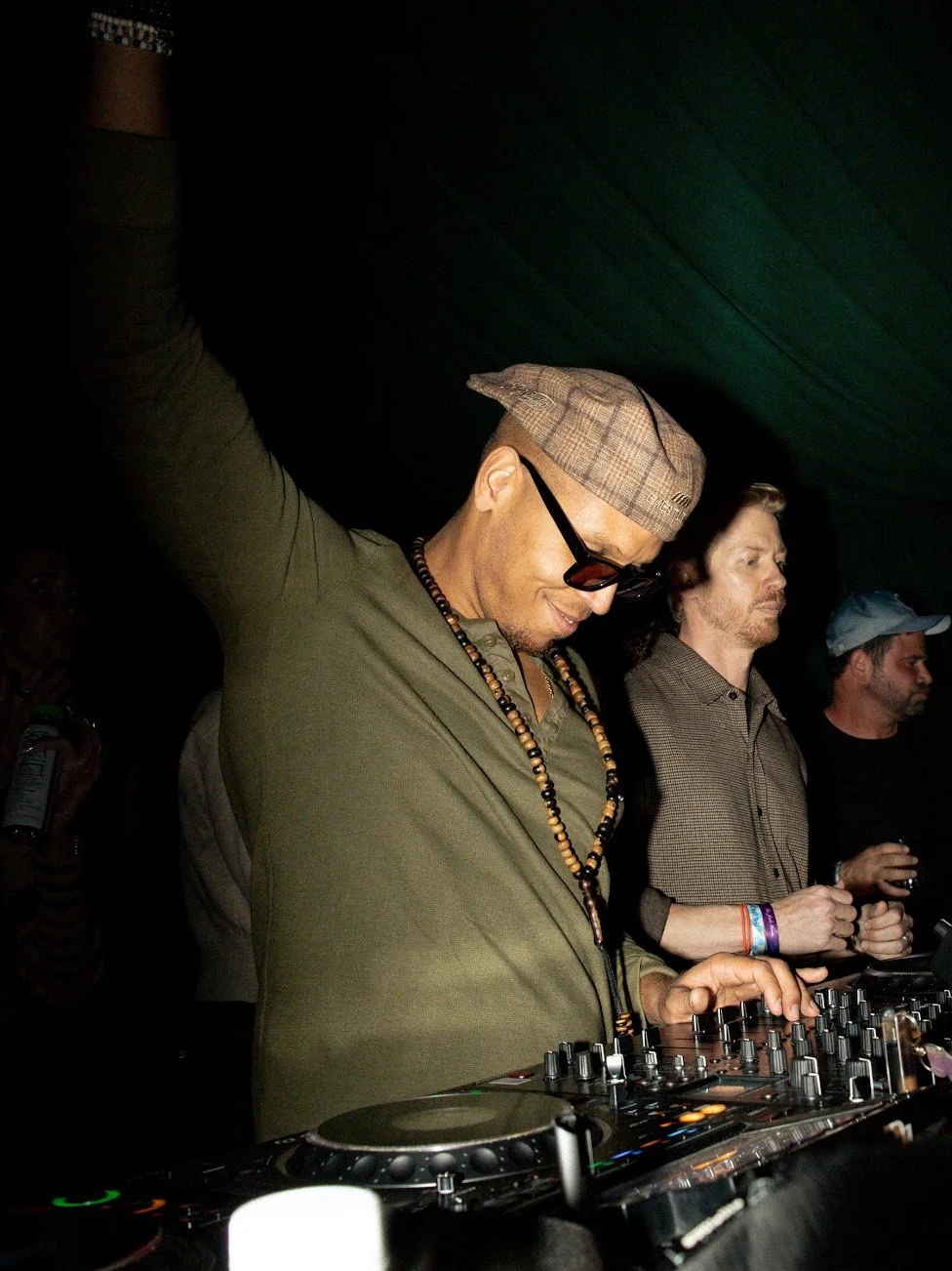A DJ performing inside The Jade Room