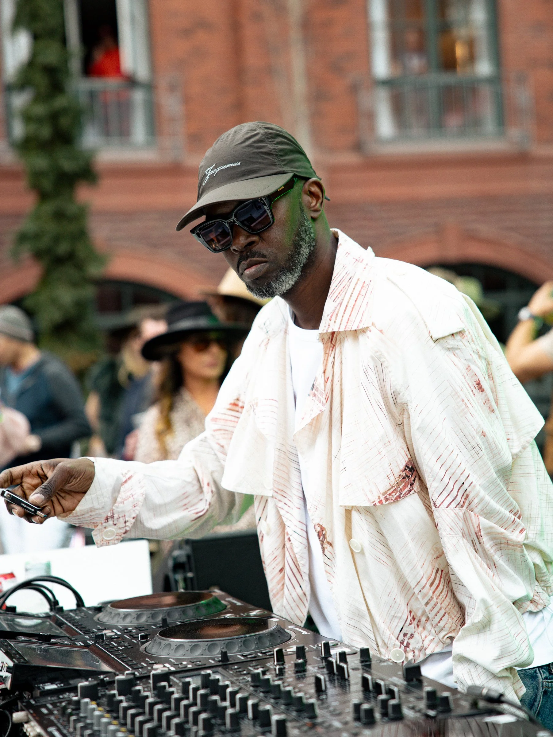 Black Coffee performing outdoors at The Snow Lodge