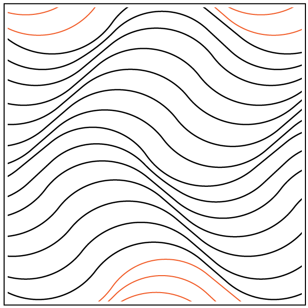 Turbulent Seas (16")