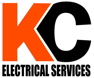 KC Electrical Services in block lettering