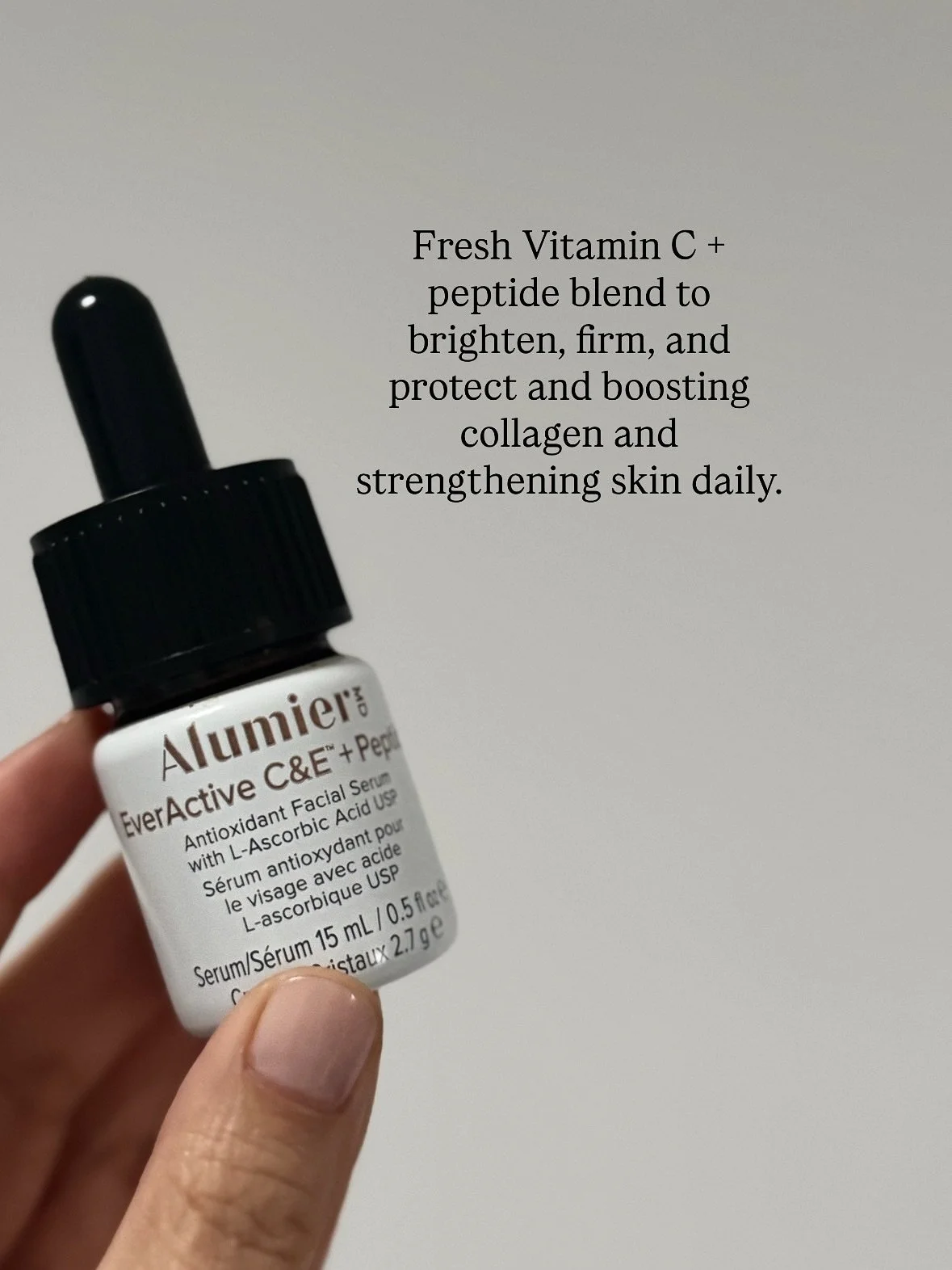 Some of the @alumiermd_int  favourites I&rsquo;ve been using on-repeat ✨✨✨ Gentle acids, fresh vit c, peptides, hydration and daily spf. 

Simple, consistent steps that make a real difference in the everyday glow.

Available to purchase directly thro