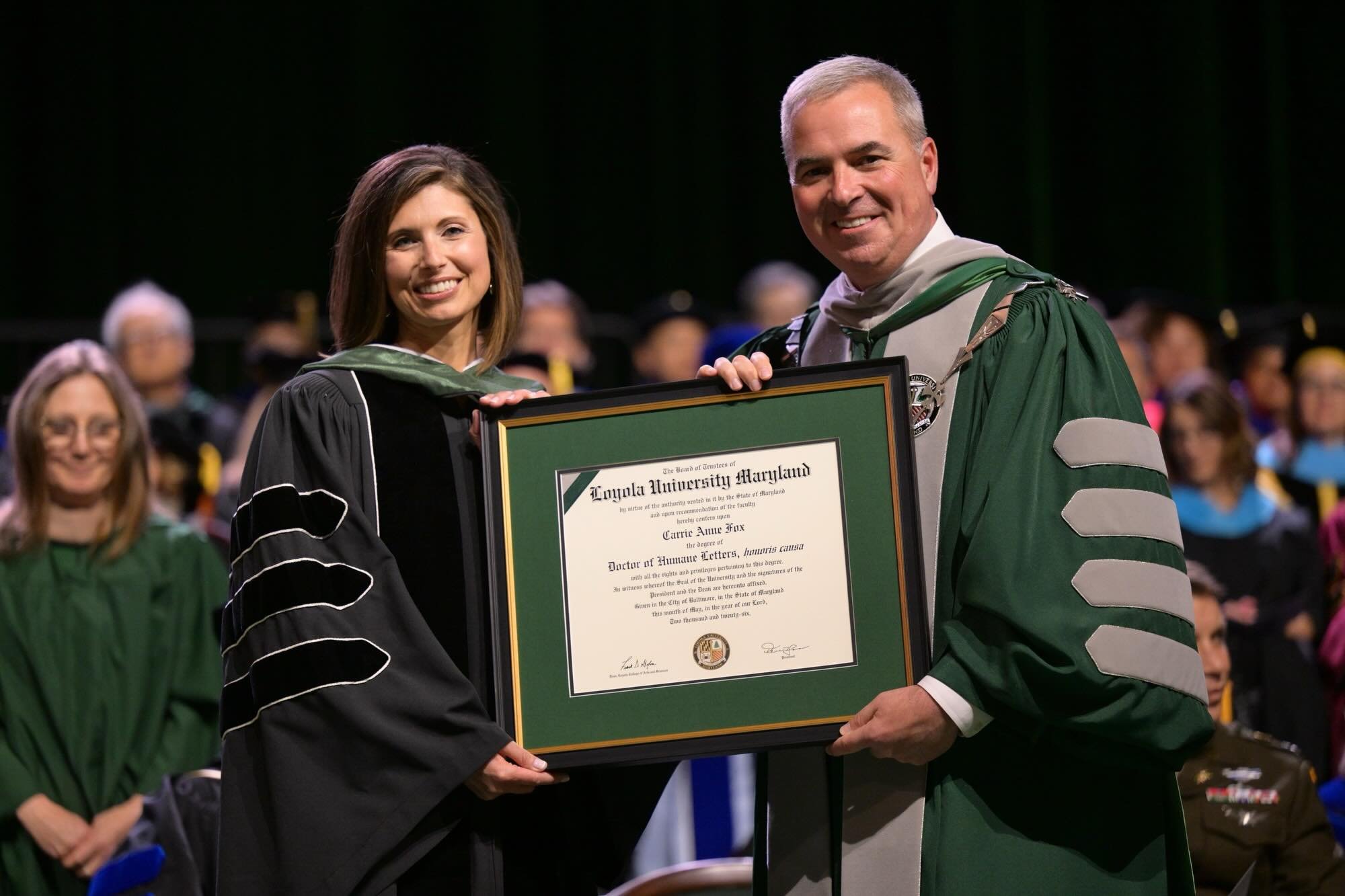 Yesterday it was my great honor to address the 2026 graduating class of @loyolamaryland and to impart three important life lessons as they begin the next chapter of their journey. I invited them to 1. Stay on the edge of knowledge 2. Use purpose as t
