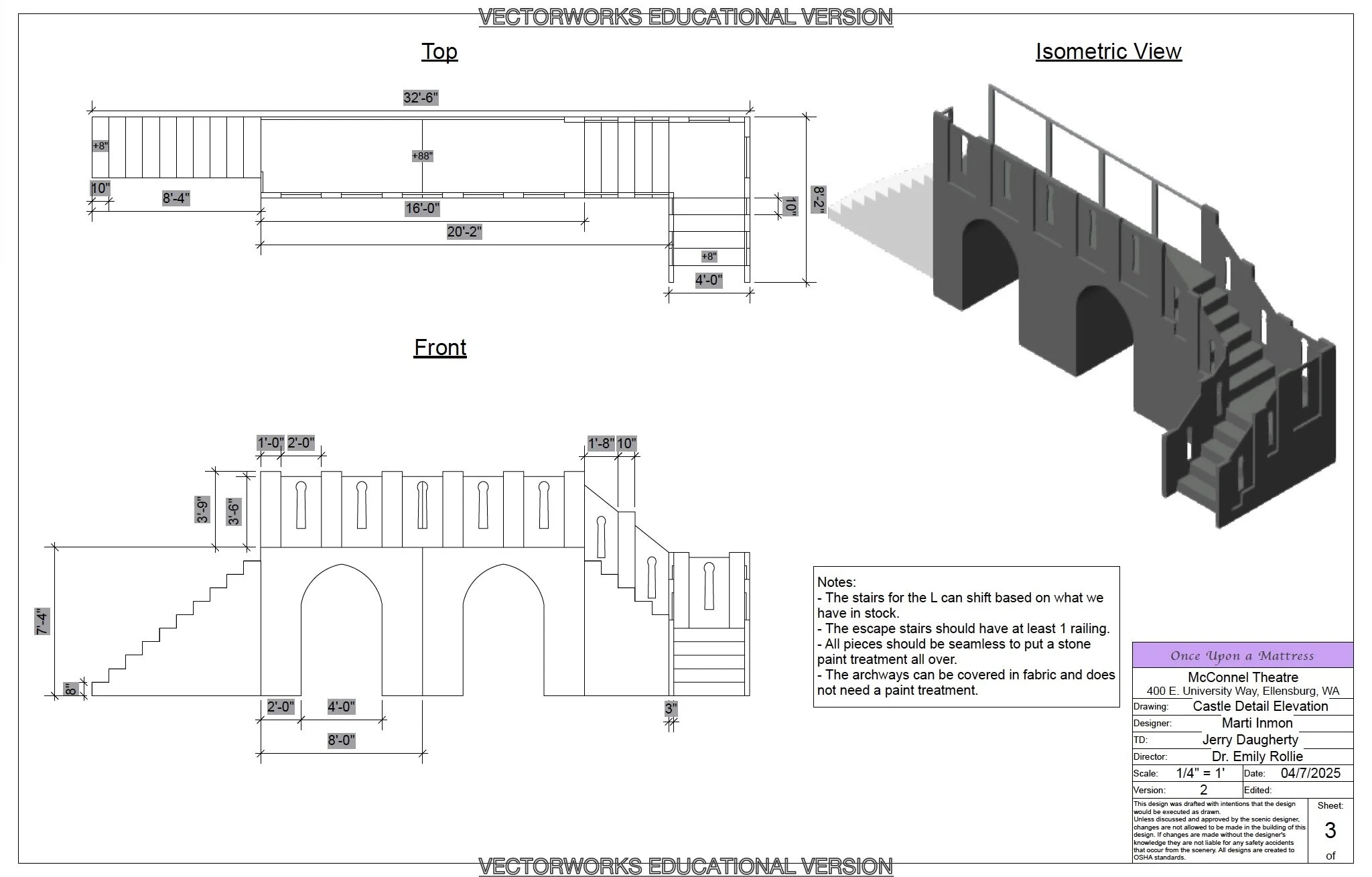 Castle Detail Elevation
