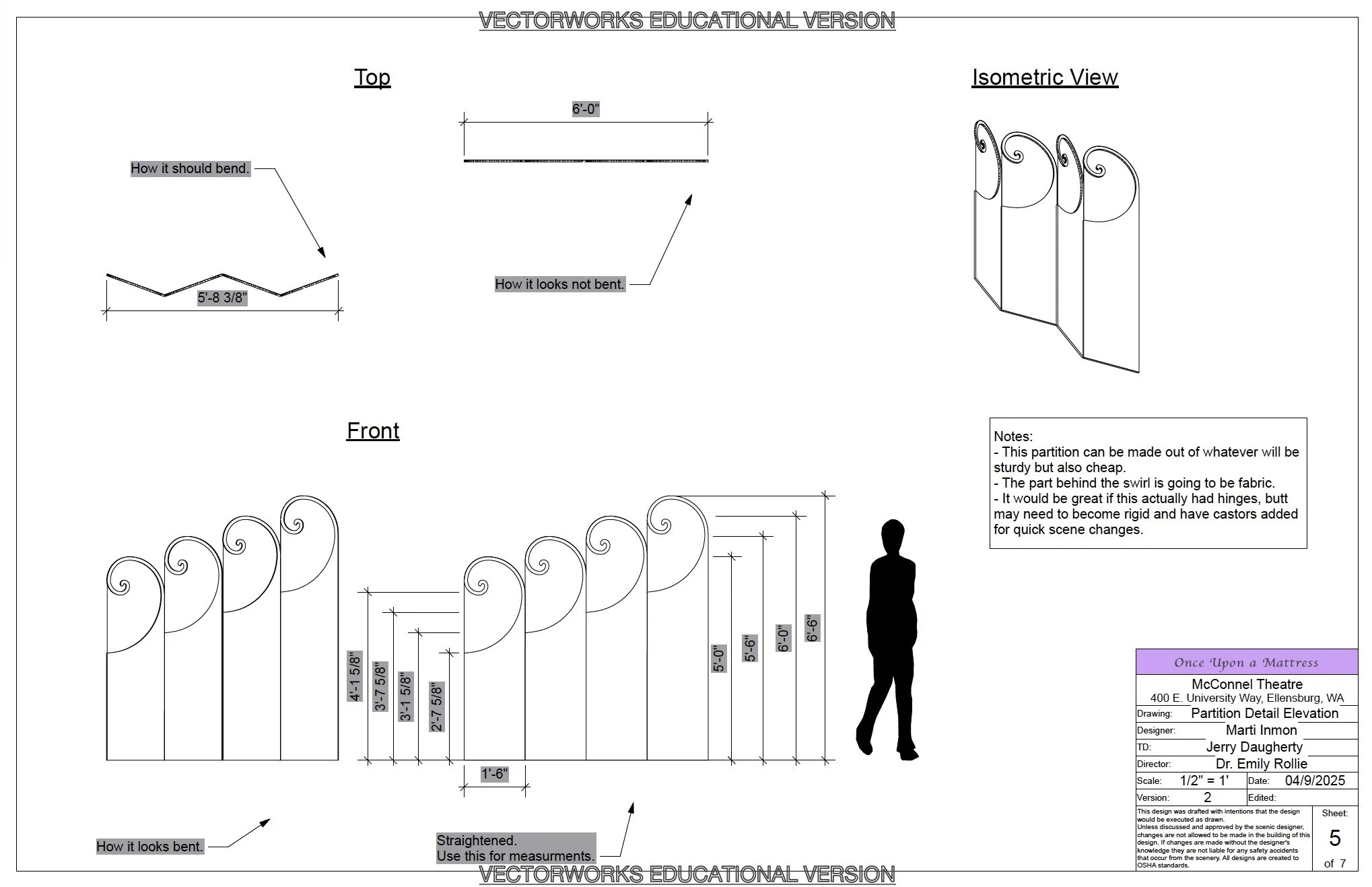 Partition Detail Elevation
