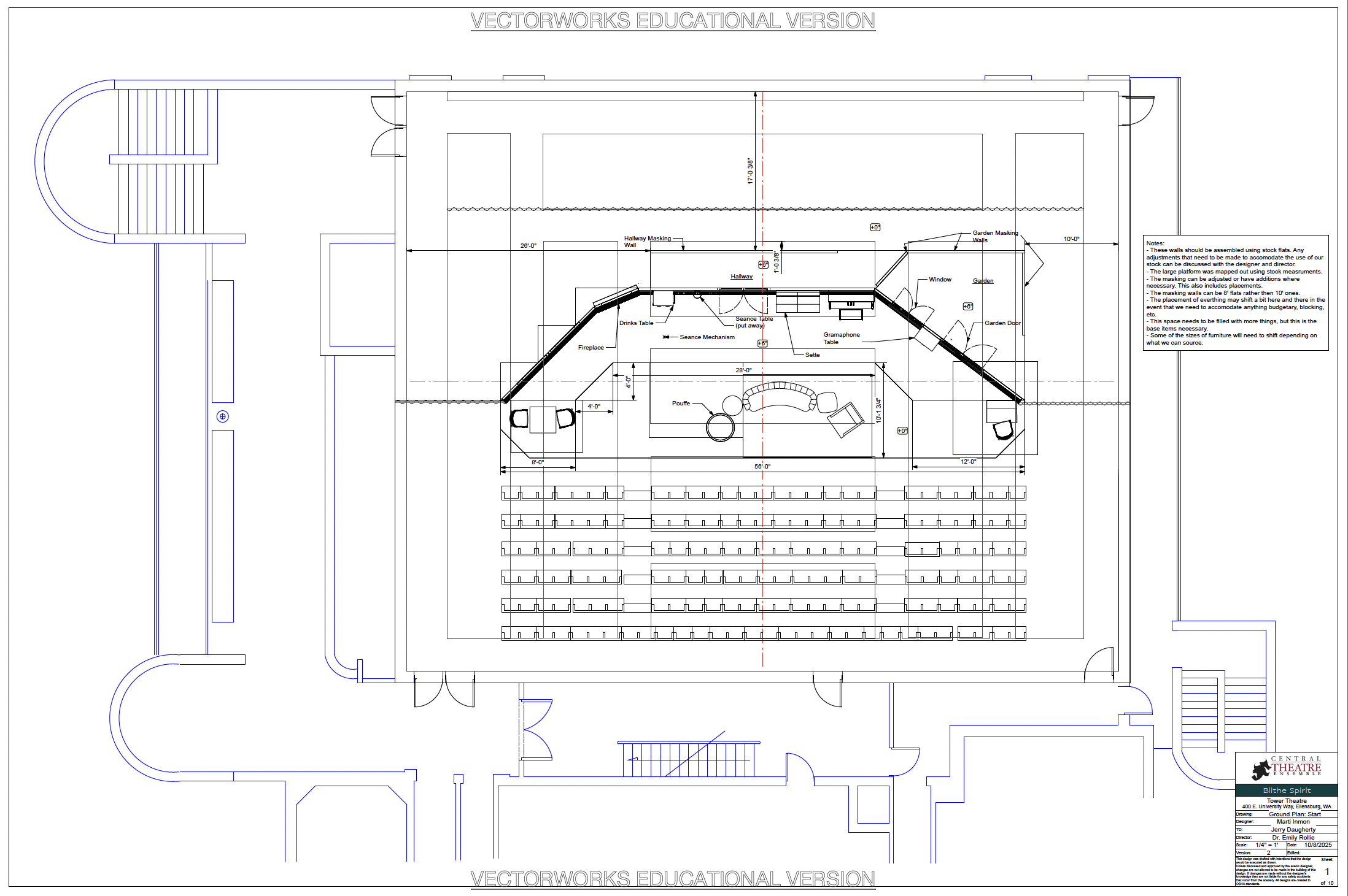 Top of Show Layout