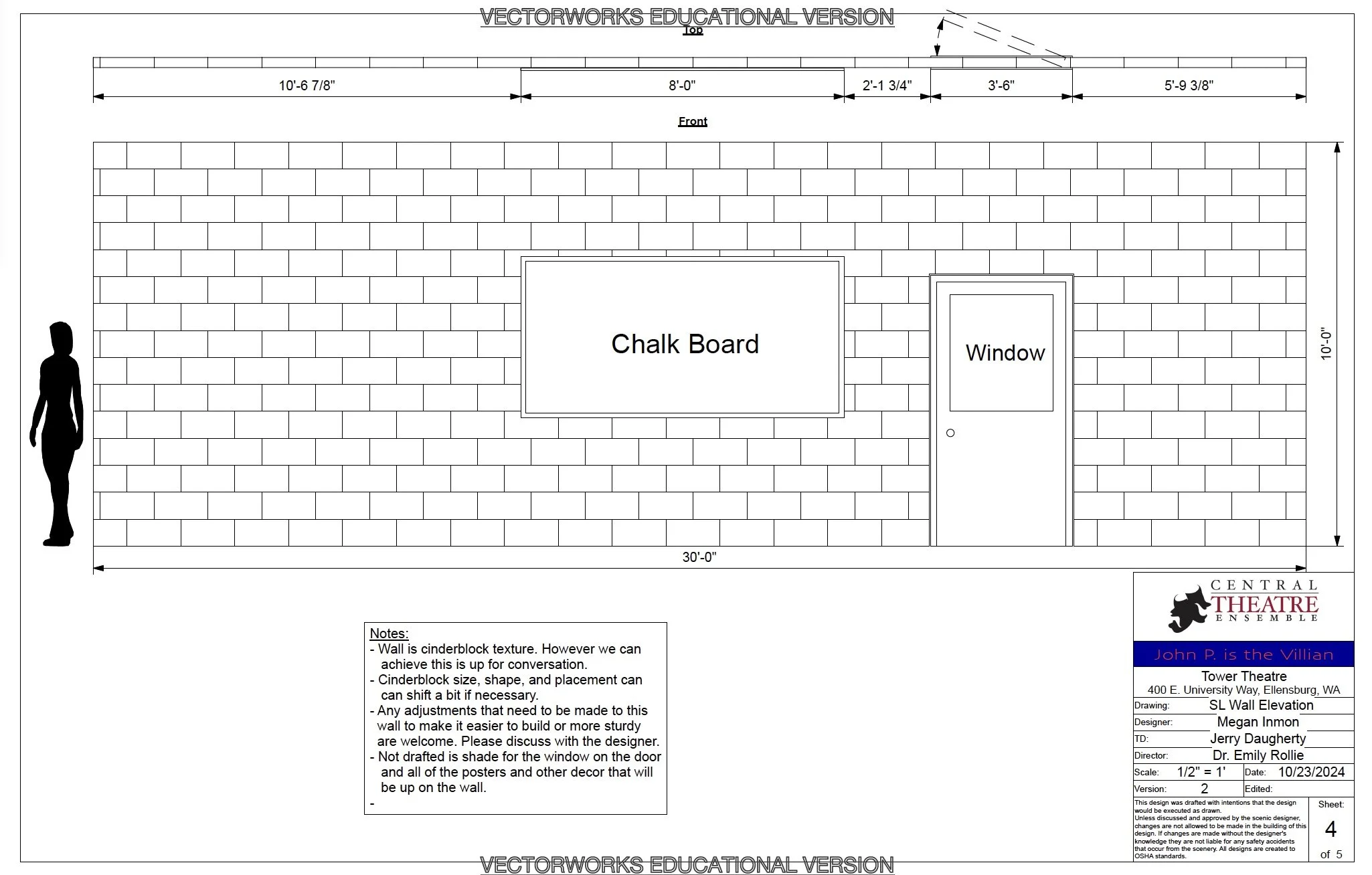 SL Wall Detail Elevation