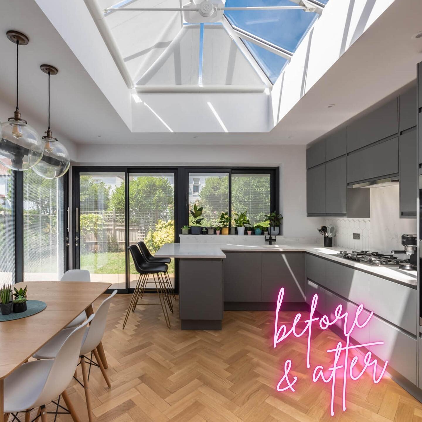 Before and After : An old, tired kitchen extension is given a new lease of life.

#circusstudio #circusstudiobrighton #kitchendesign #kitchendesignbrighton #kitchendesignerbrighton #dreamkitchen #stylidhkitchen #stylishkitchendesign #stylishkitchens 