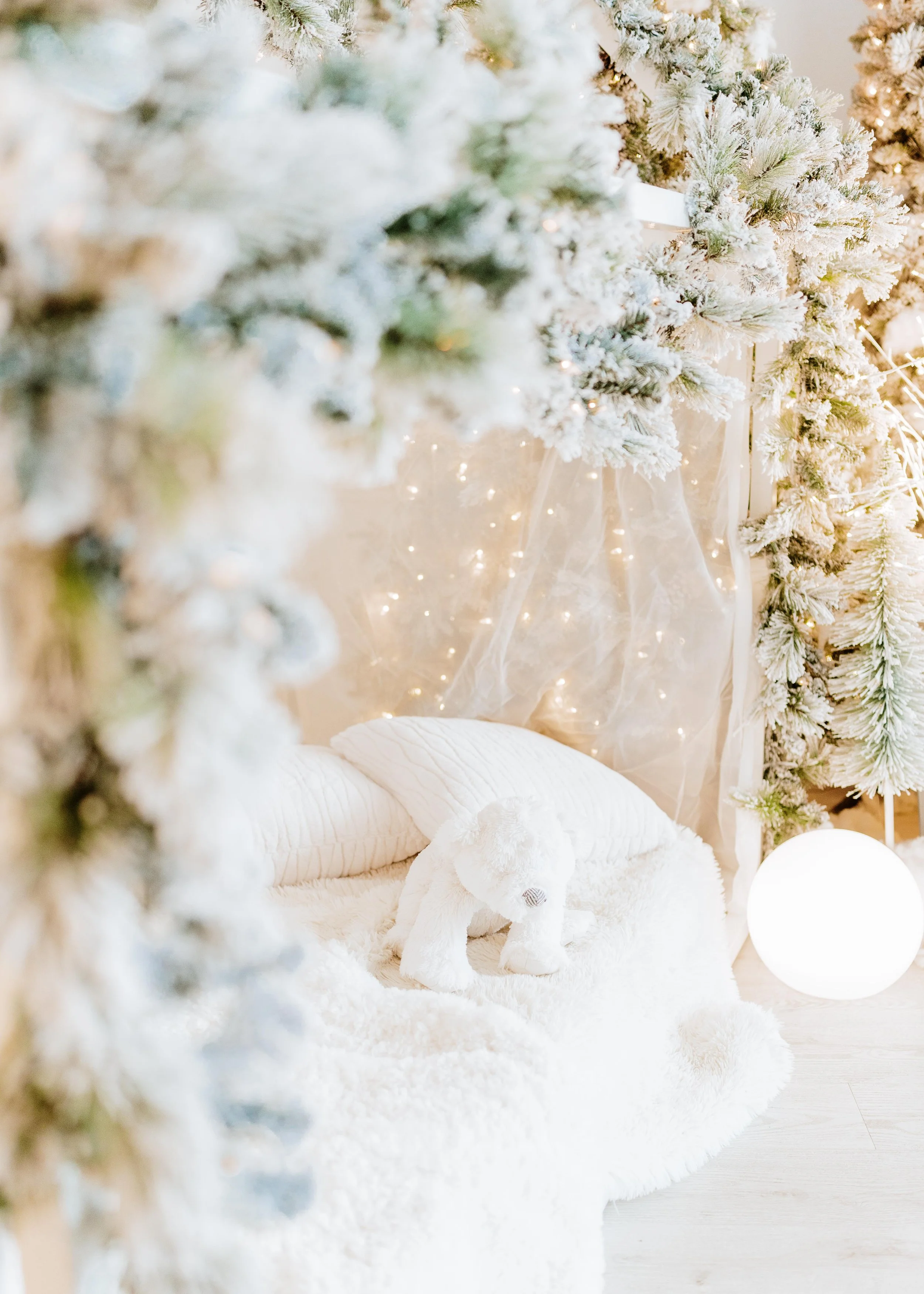 Snowfall Dreams - Available Oct 17-Dec 31, located to the left of the French Moulding wall. 