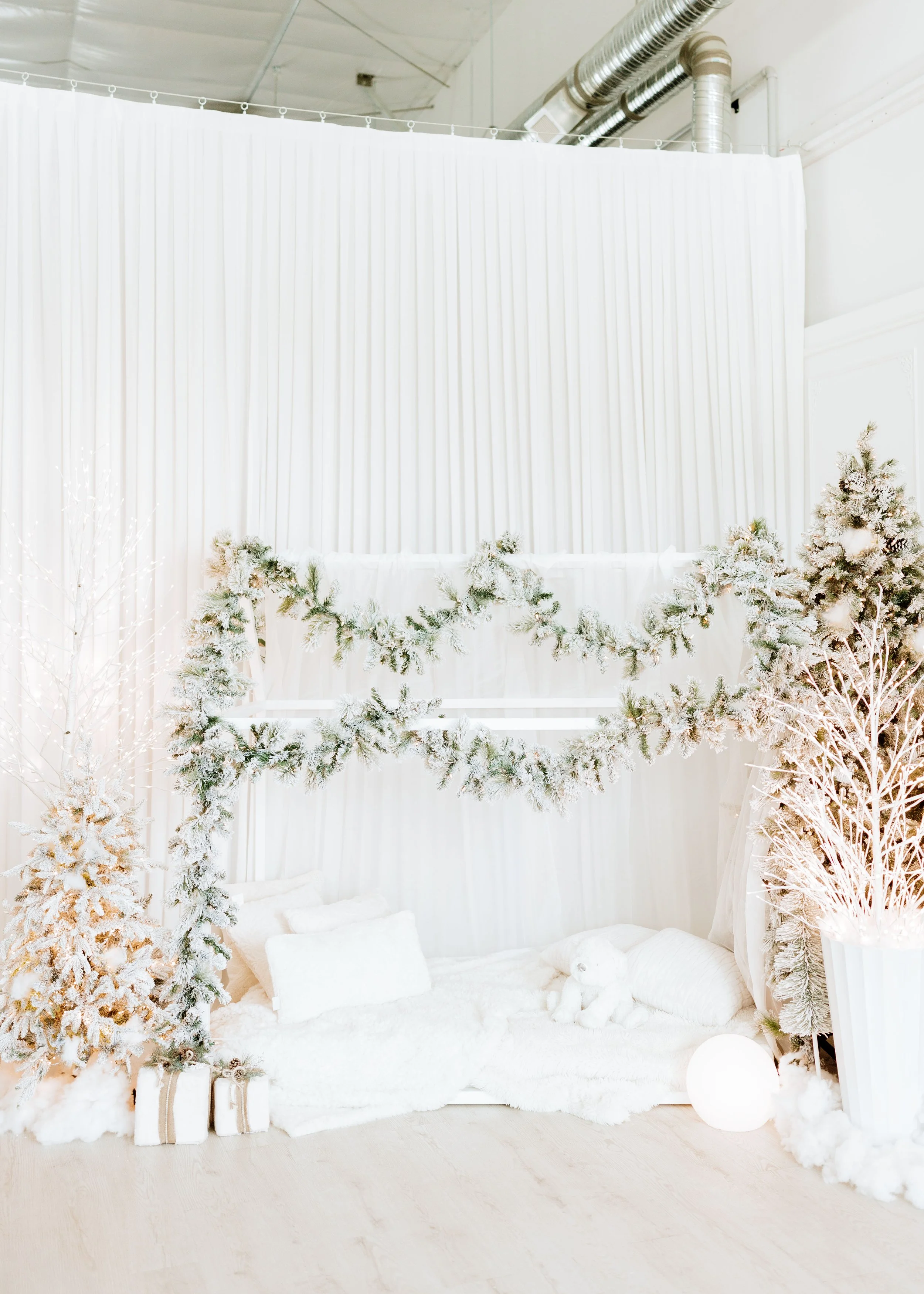 Snowfall Dreams - Available Oct 17-Dec 31, located to the left of the French Moulding wall. 